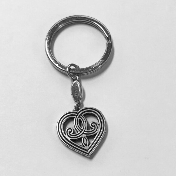 Brighton Heart Shaped Love Keychain With Celtic Knot Design - Picture 4 of 4